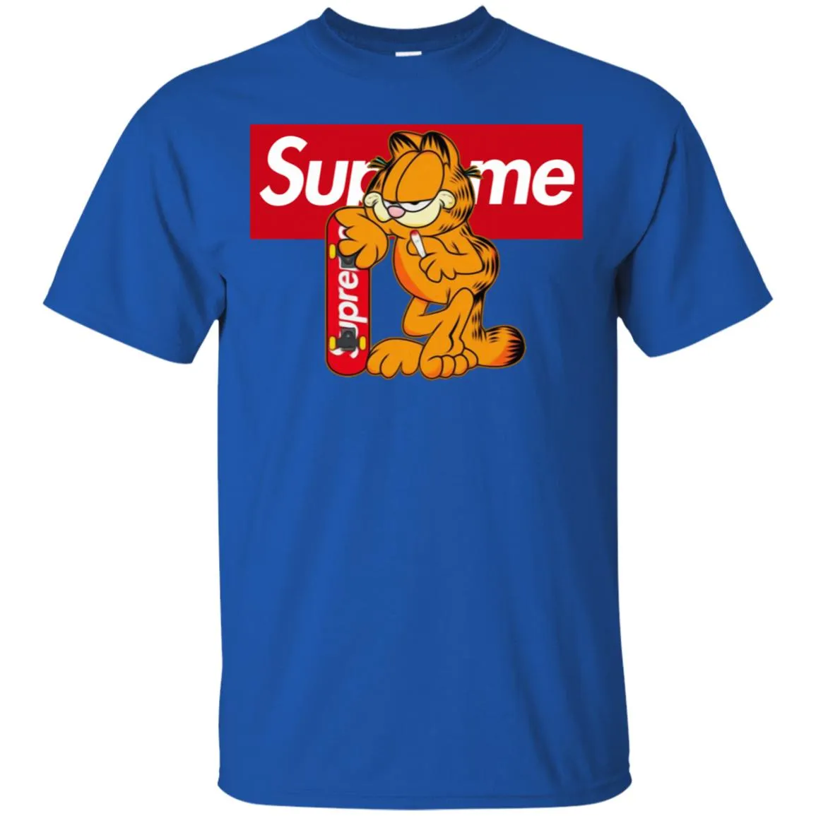 Supreme Tiger T-shirt Men Cotton T-Shirt