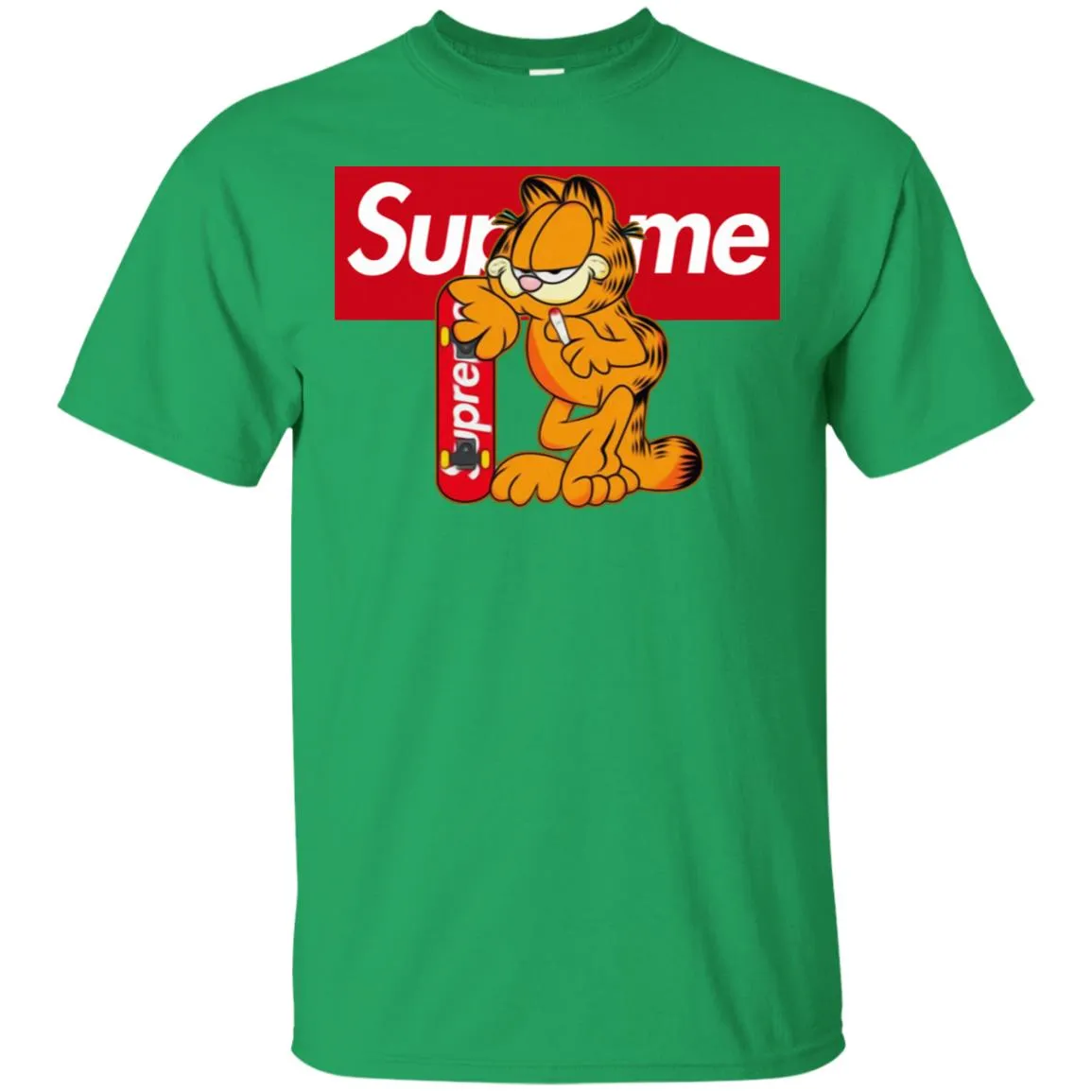 Supreme Tiger T-shirt Men Cotton T-Shirt