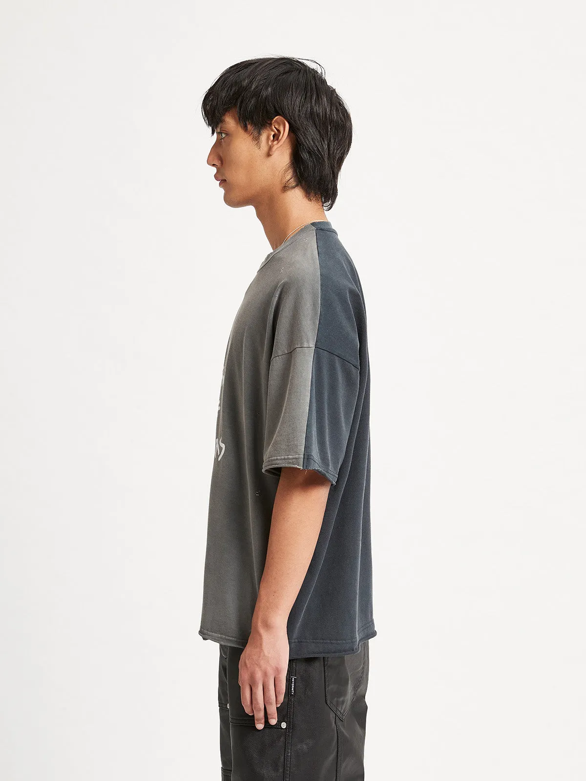 T-SHIRT - WASHED GREY/WASHED BLACK