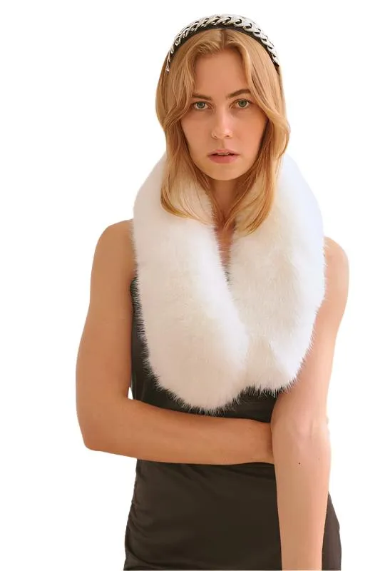 TEEK - FAUX FUR SHORT COLLAR SCARF