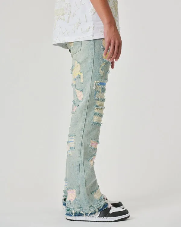 TEEK - Light Sand Tint Straight Denim