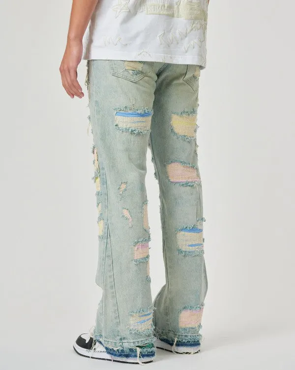 TEEK - Light Sand Tint Straight Denim