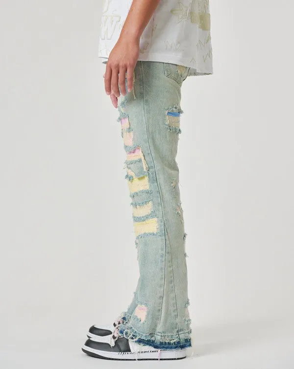 TEEK - Light Sand Tint Straight Denim