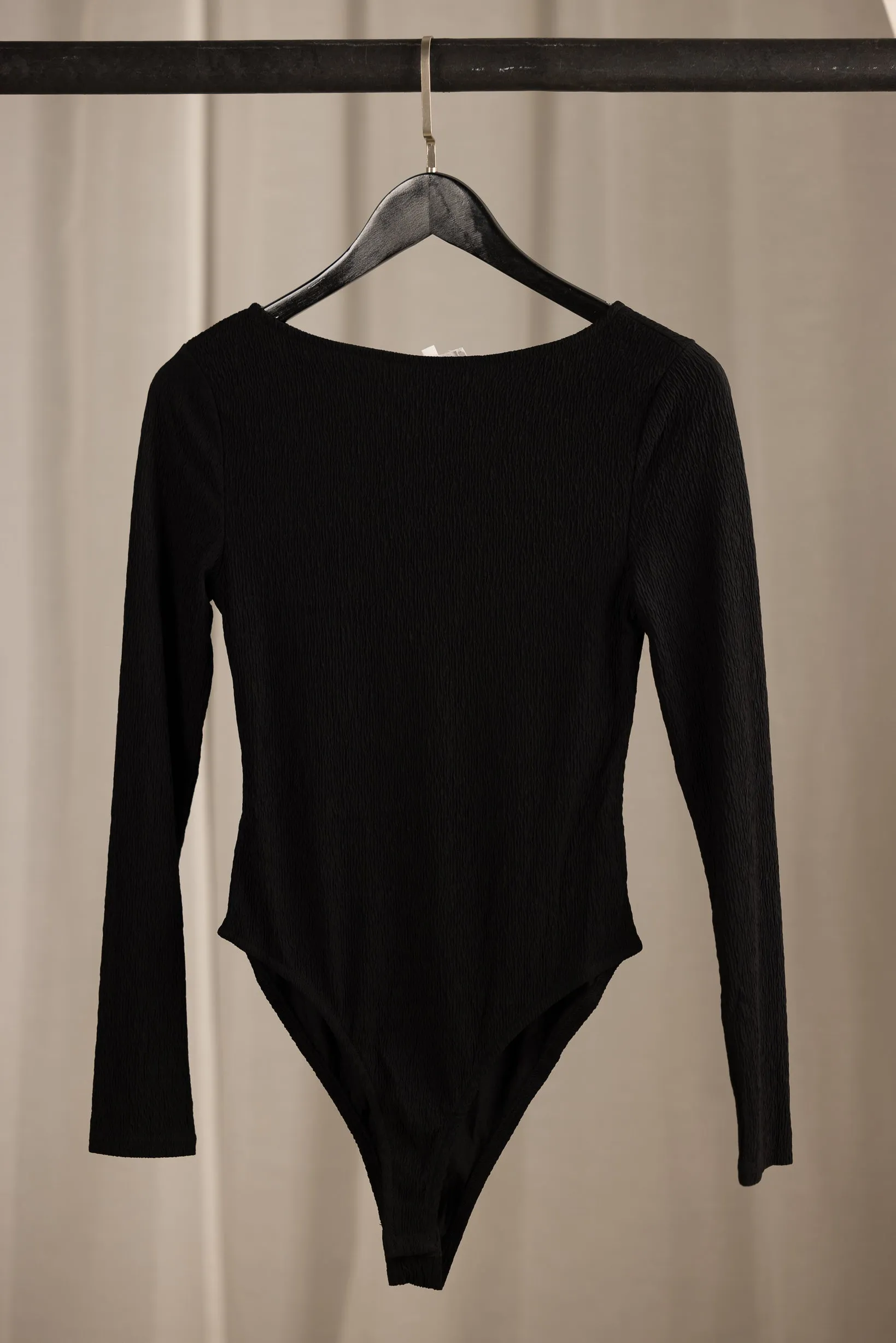 Textured Jersey Bodysuit