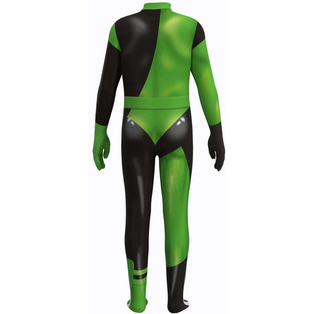 The Adventures of Kid Danger Costume Kim Possible Shego Superhero Halloween Jumpsuit