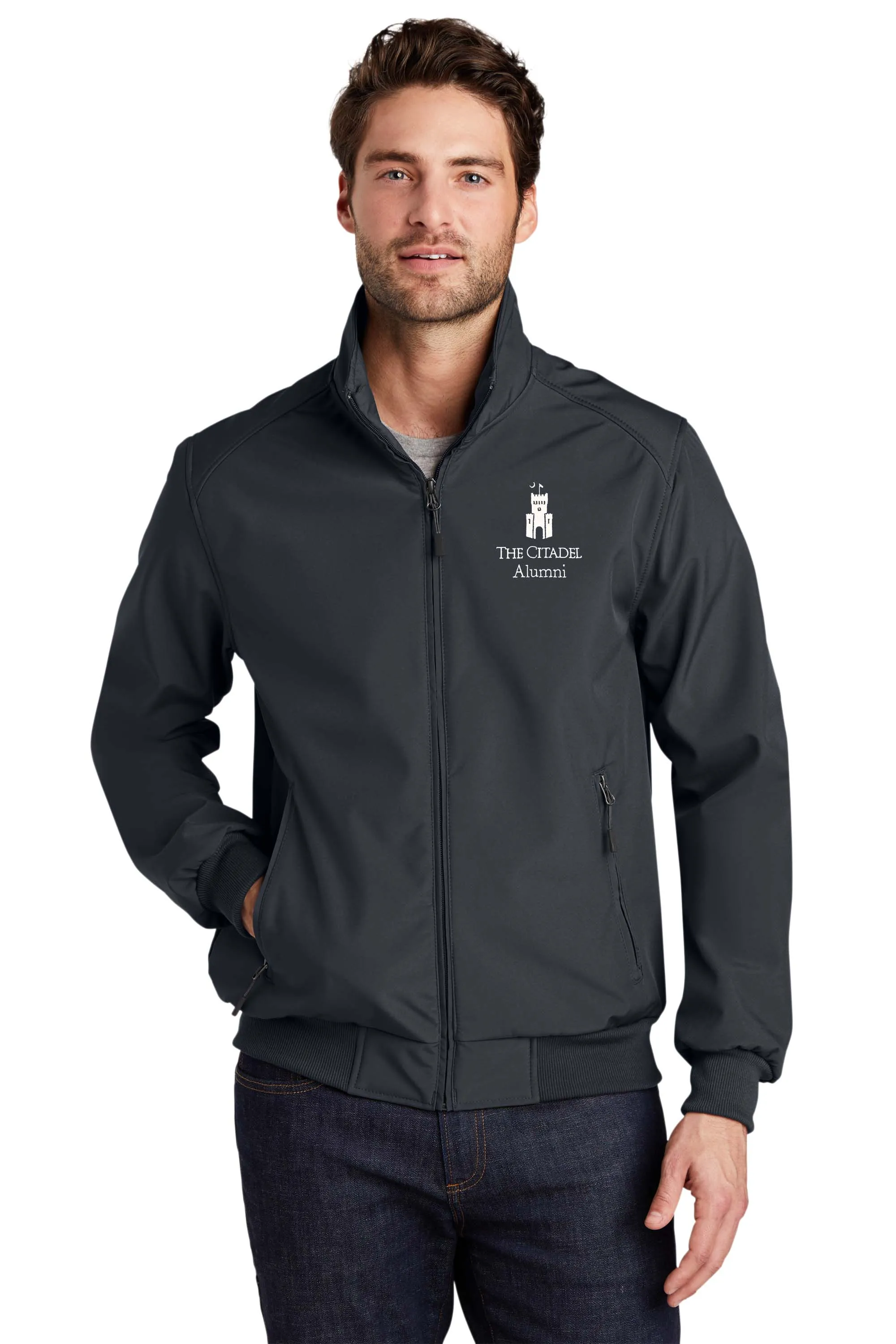 The Citadel Alumni Barracks Soft Shell Bomber Jacket