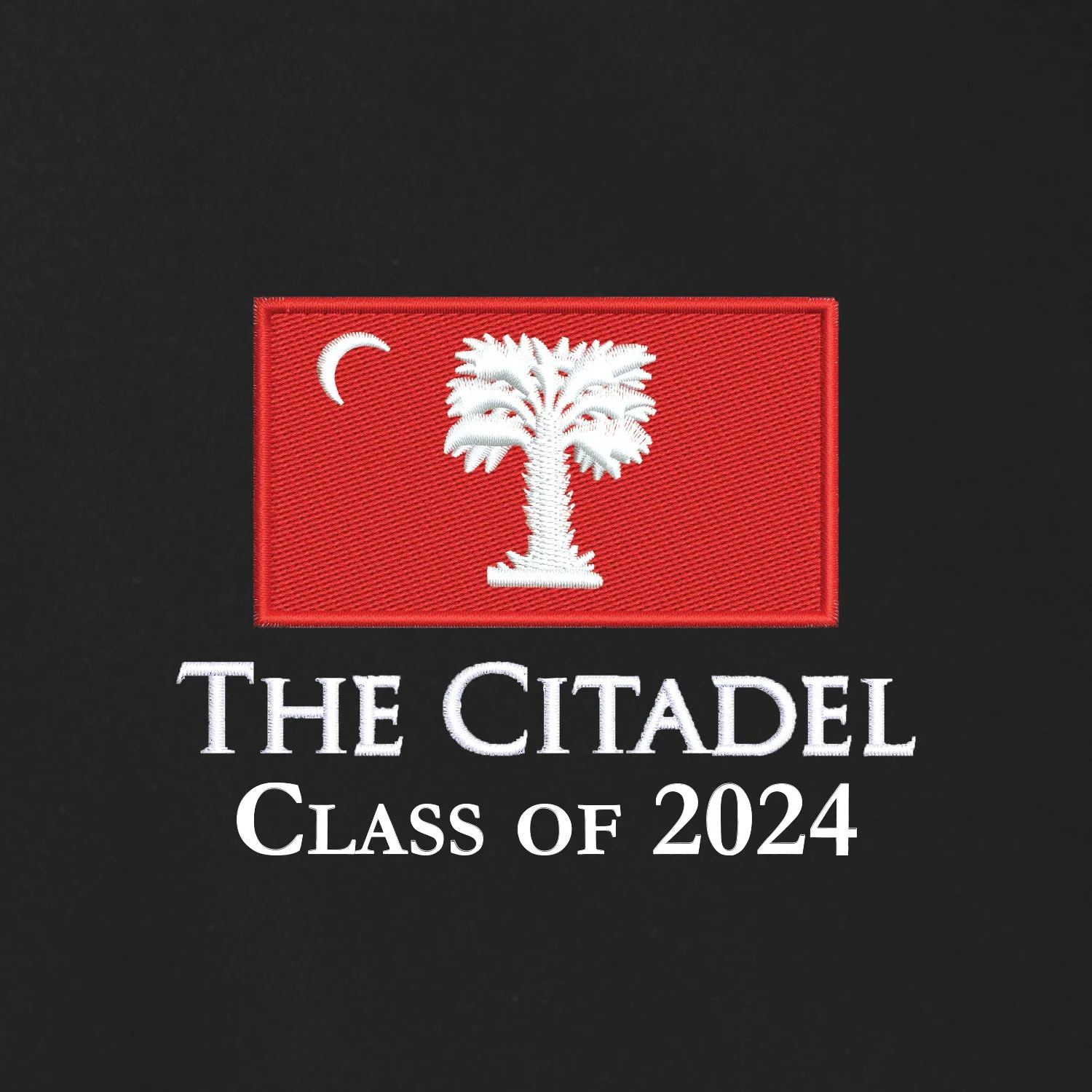 The Citadel, Big Red Flag, Customizable (your class), Soft Shell Bomber Jacket