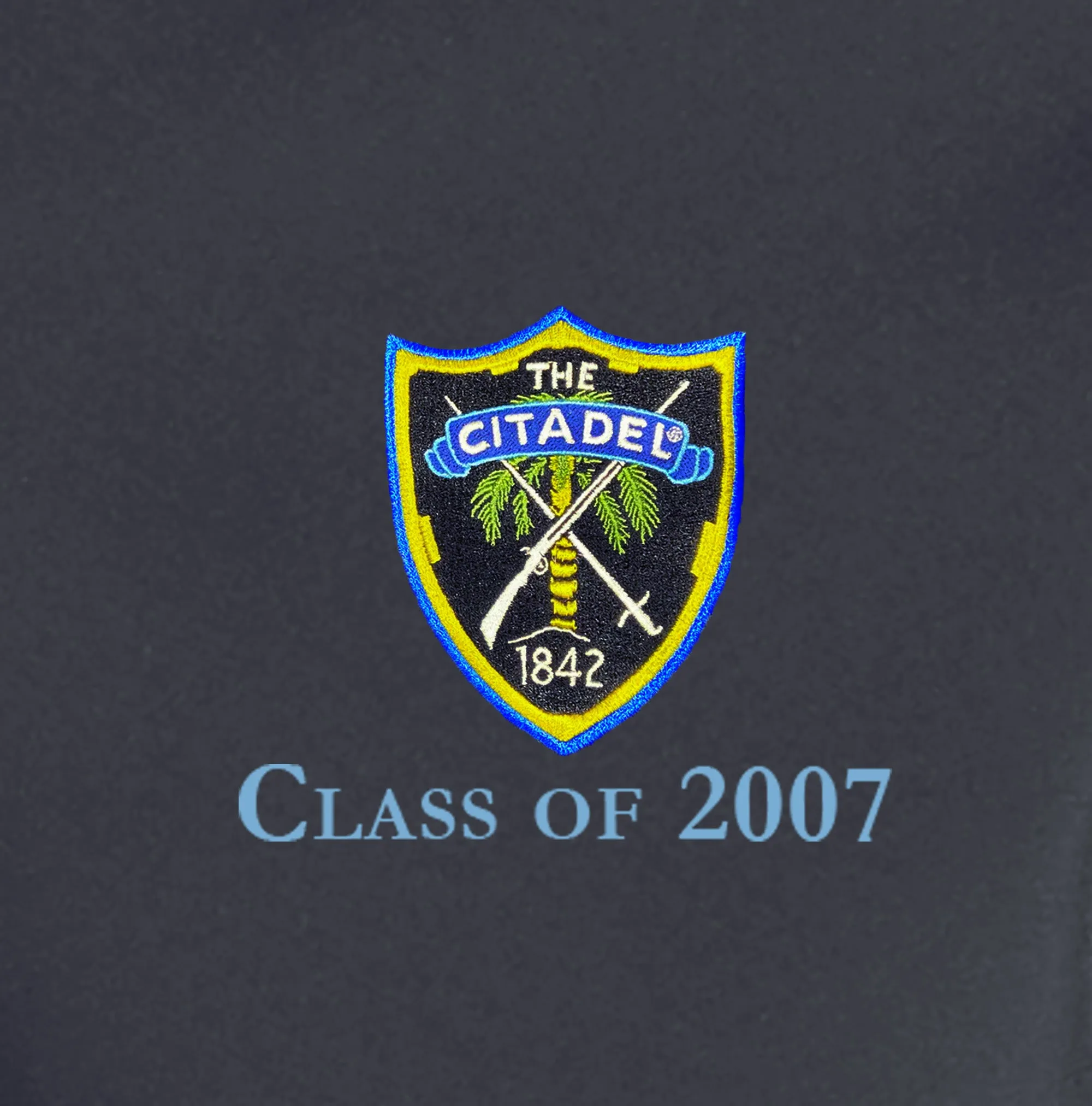 The Citadel Shield Class of 2007 Soft Shell Bomber Jacket