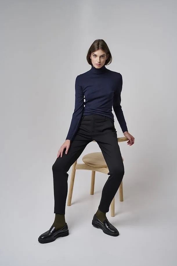 The Mafa Roll Neck Pullover - Total Eclipse