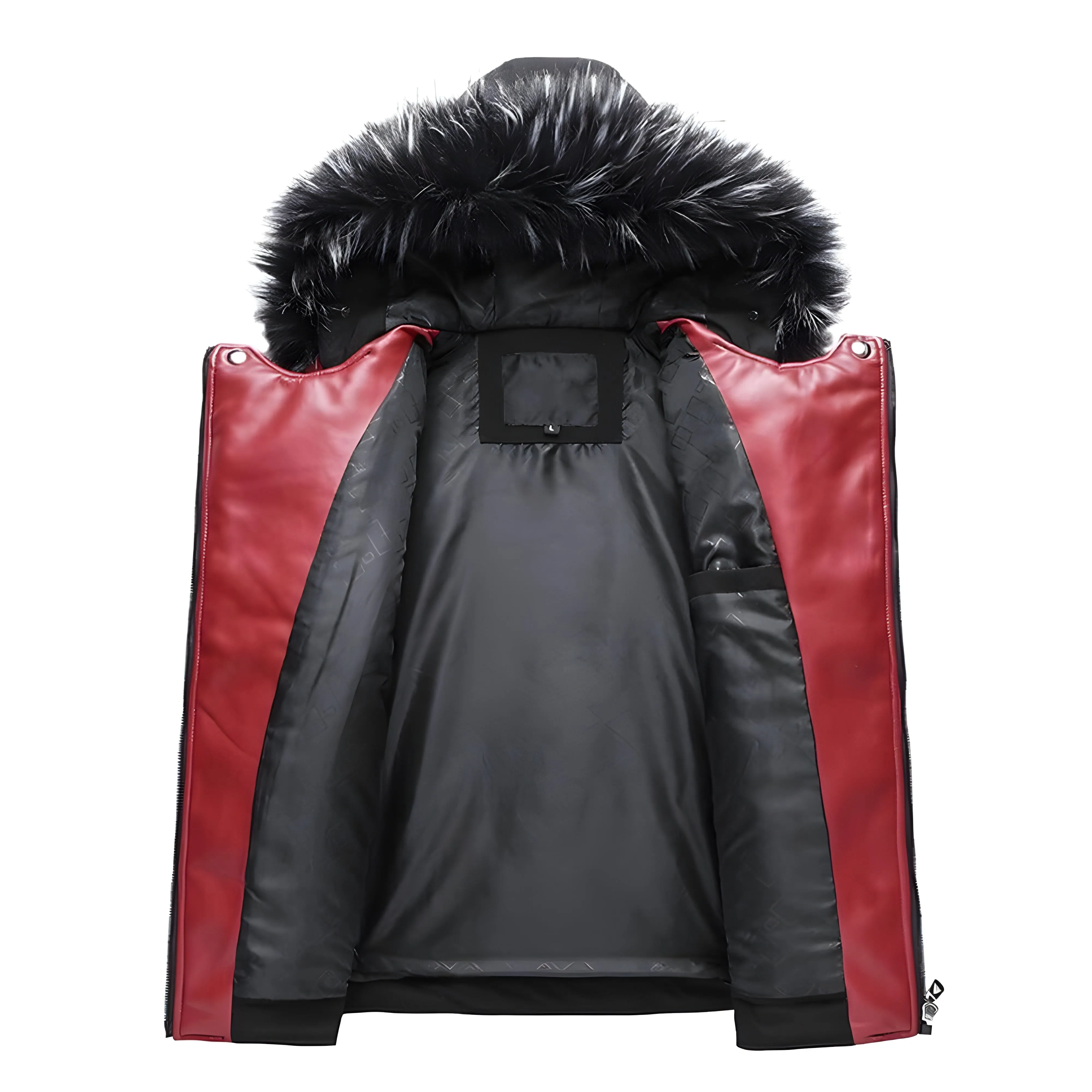 The Sabertooth Faux Fur Winter Biker Jacket - Multiple Colors