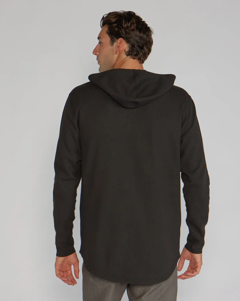 Thermal Hooded Drop-Cut Long Sleeve - Stay Warm Thermal Kit