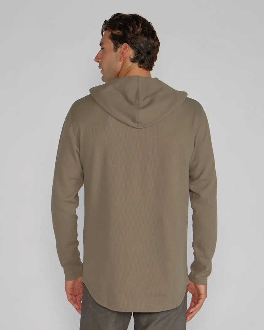 Thermal Hooded Drop-Cut Long Sleeve - Stay Warm Thermal Kit