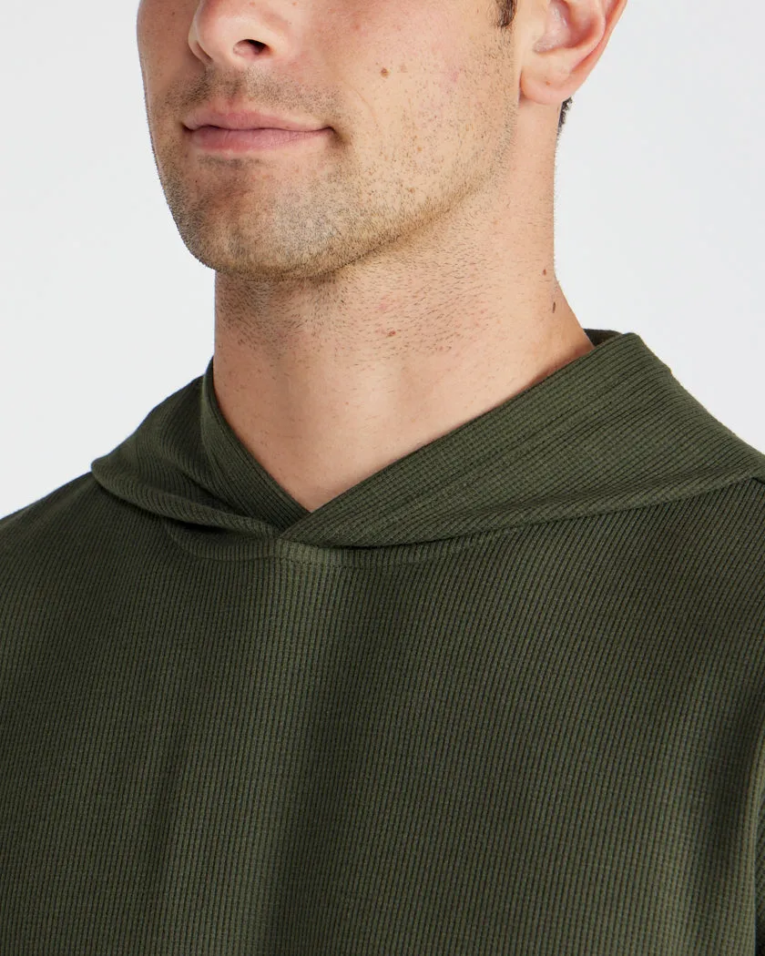 Thermal Hooded Drop-Cut Long Sleeve - Stay Warm Thermal Kit