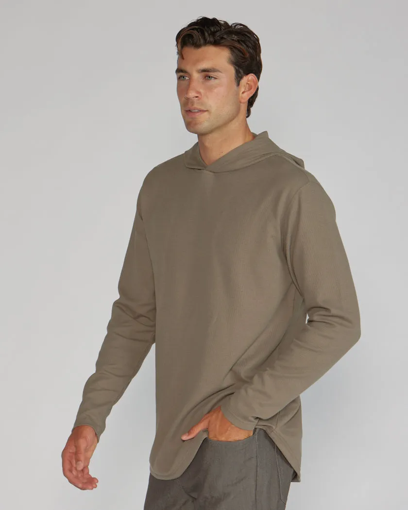 Thermal Hooded Drop-Cut Long Sleeve - Stay Warm Thermal Kit