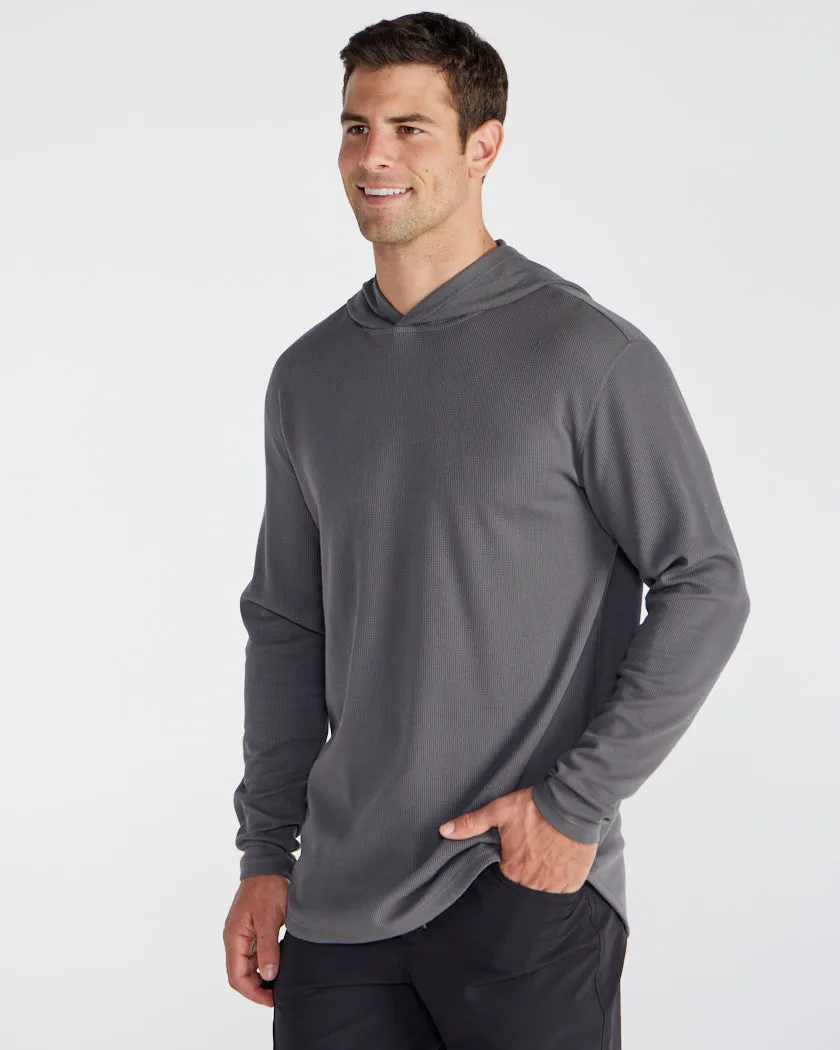 Thermal Hooded Drop-Cut Long Sleeve - Stay Warm Thermal Kit