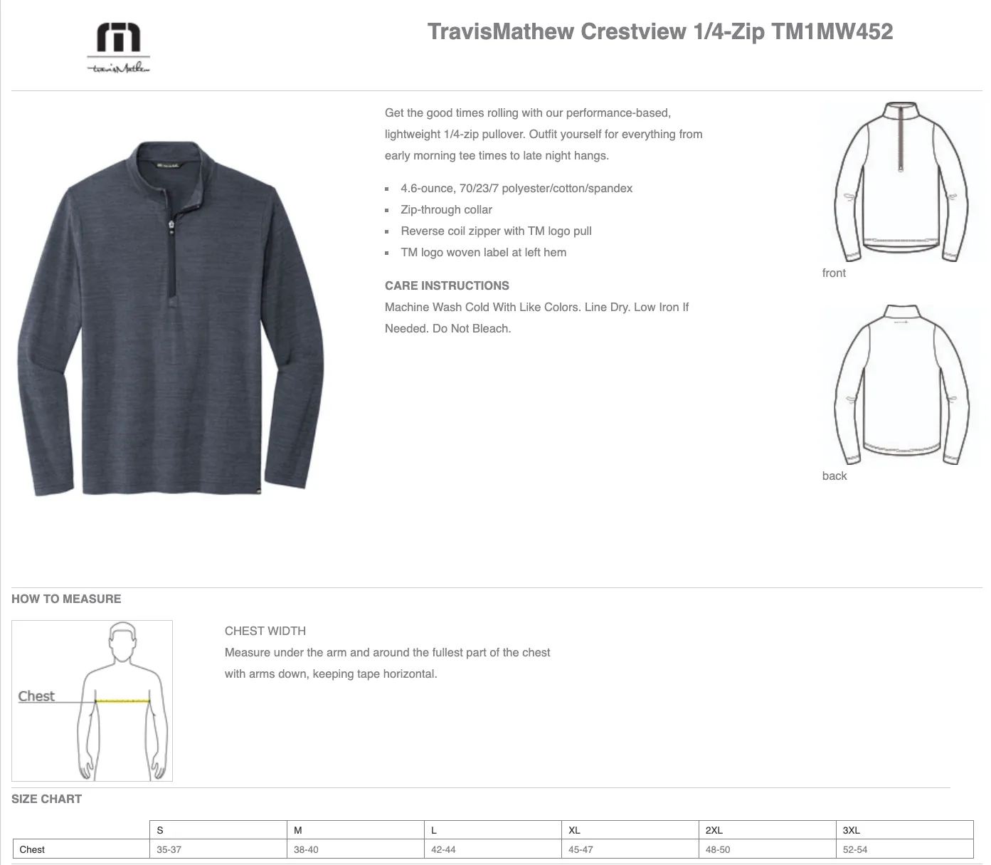 TravisMathew Crestview 1/4-Zip