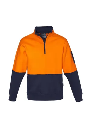 Unisex Hi Vis Half Zip Pullover