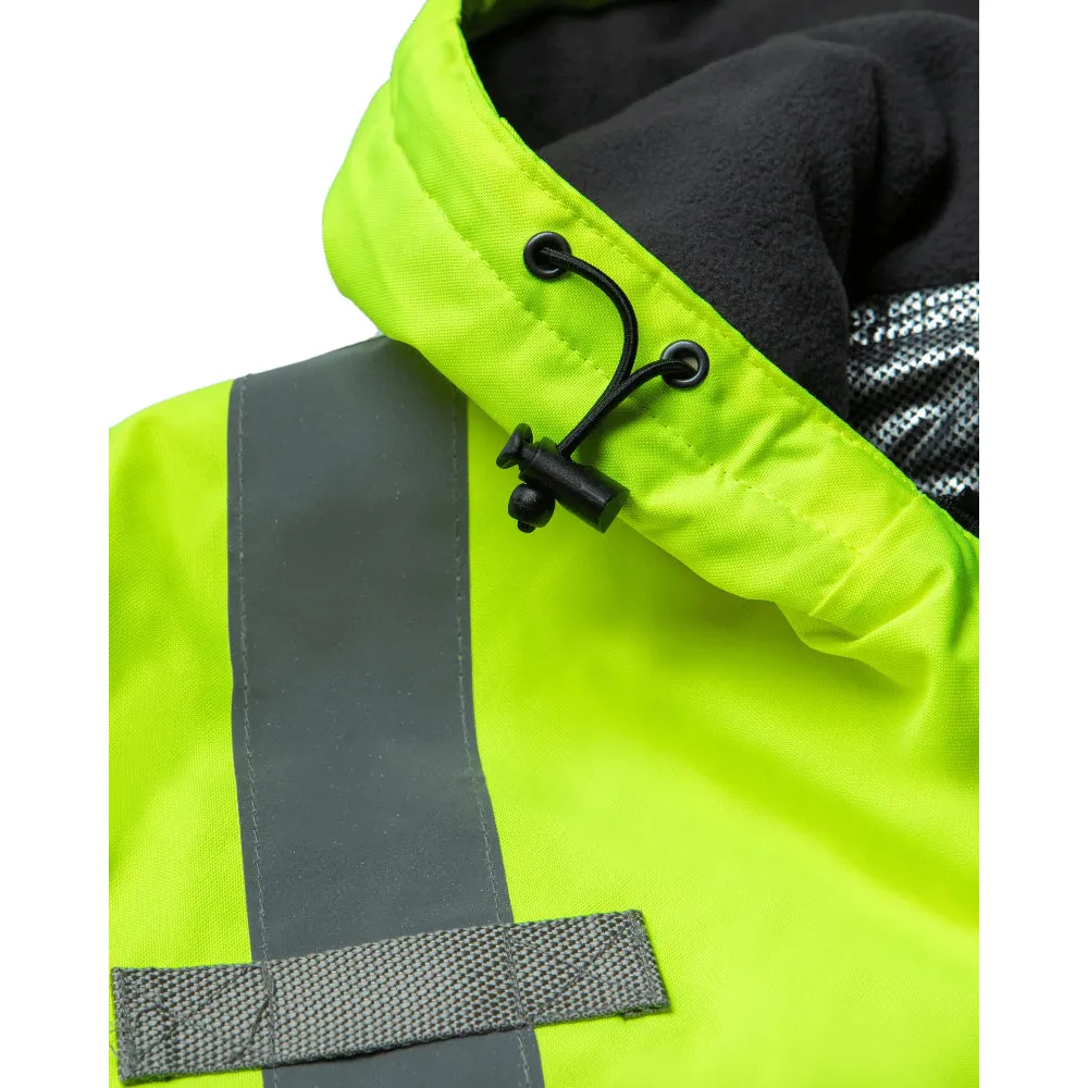 Utility Pro Hi Vis Warm Up Class 3 Premium Yellow Bomber Jacket - UHV883