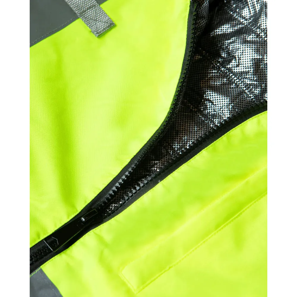 Utility Pro Hi Vis Warm Up Class 3 Premium Yellow Bomber Jacket - UHV883