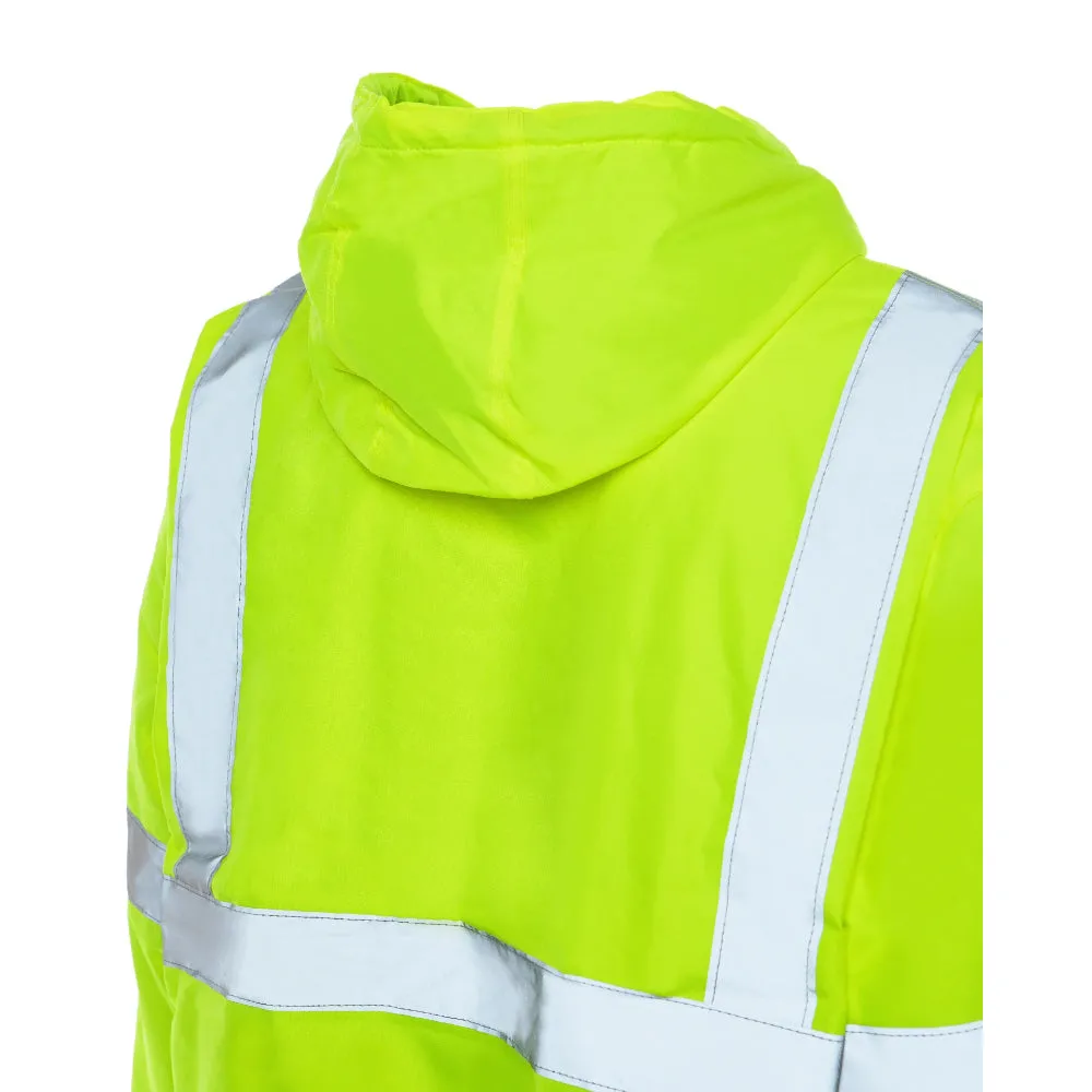 Utility Pro Hi Vis Warm Up Class 3 Premium Yellow Bomber Jacket - UHV883