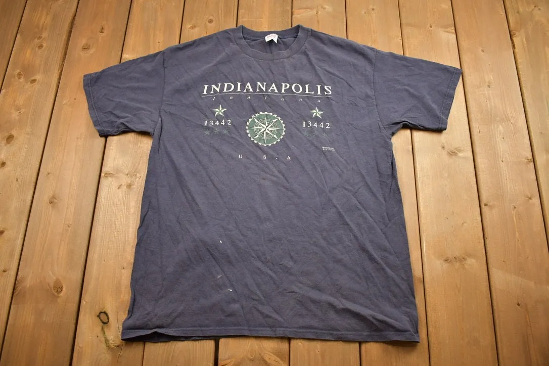 Vintage 1990s Indianapolis USA Souvenir T Shirt