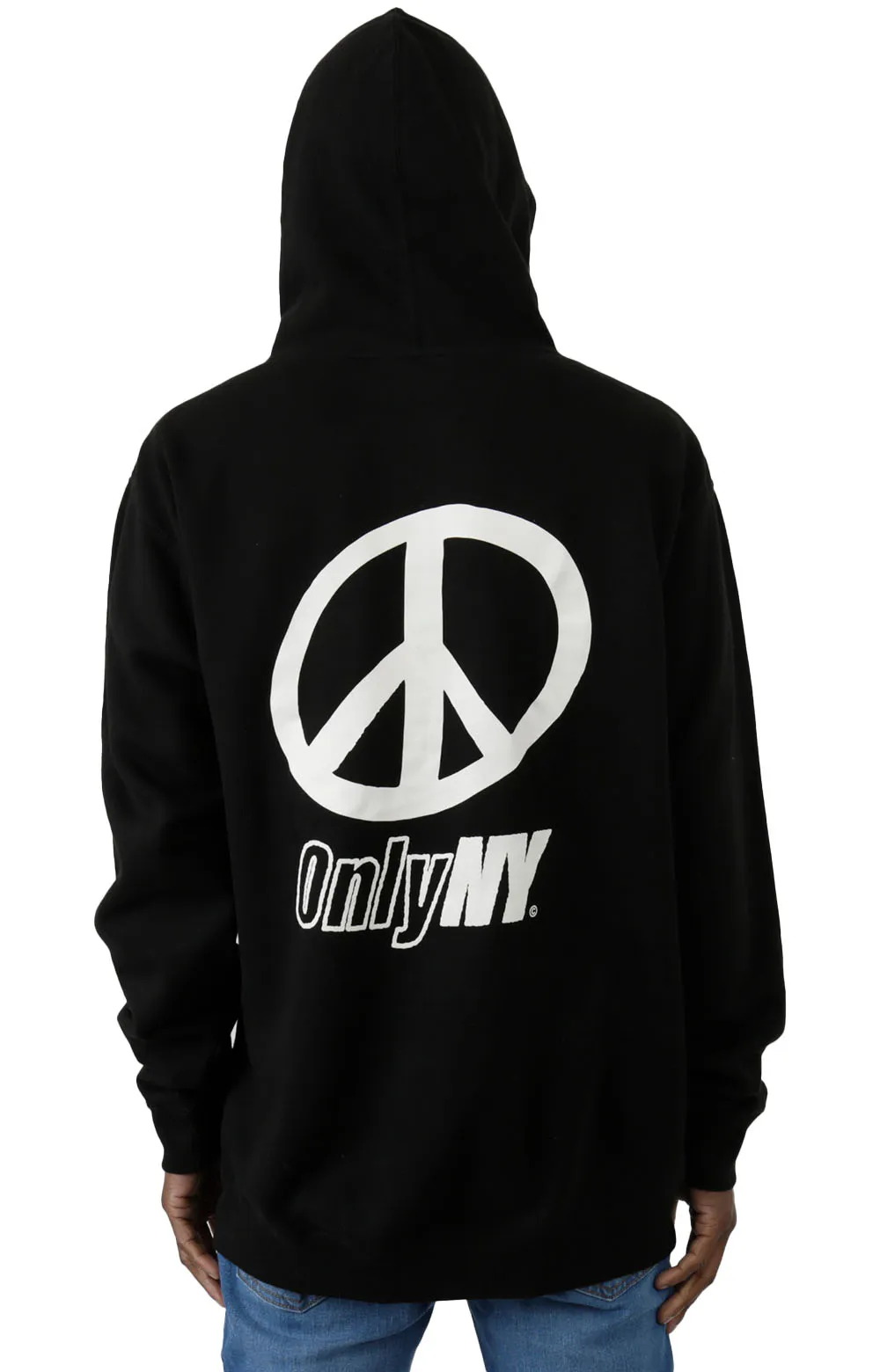 Vintage Black Peace Hoodie