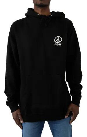 Vintage Black Peace Hoodie