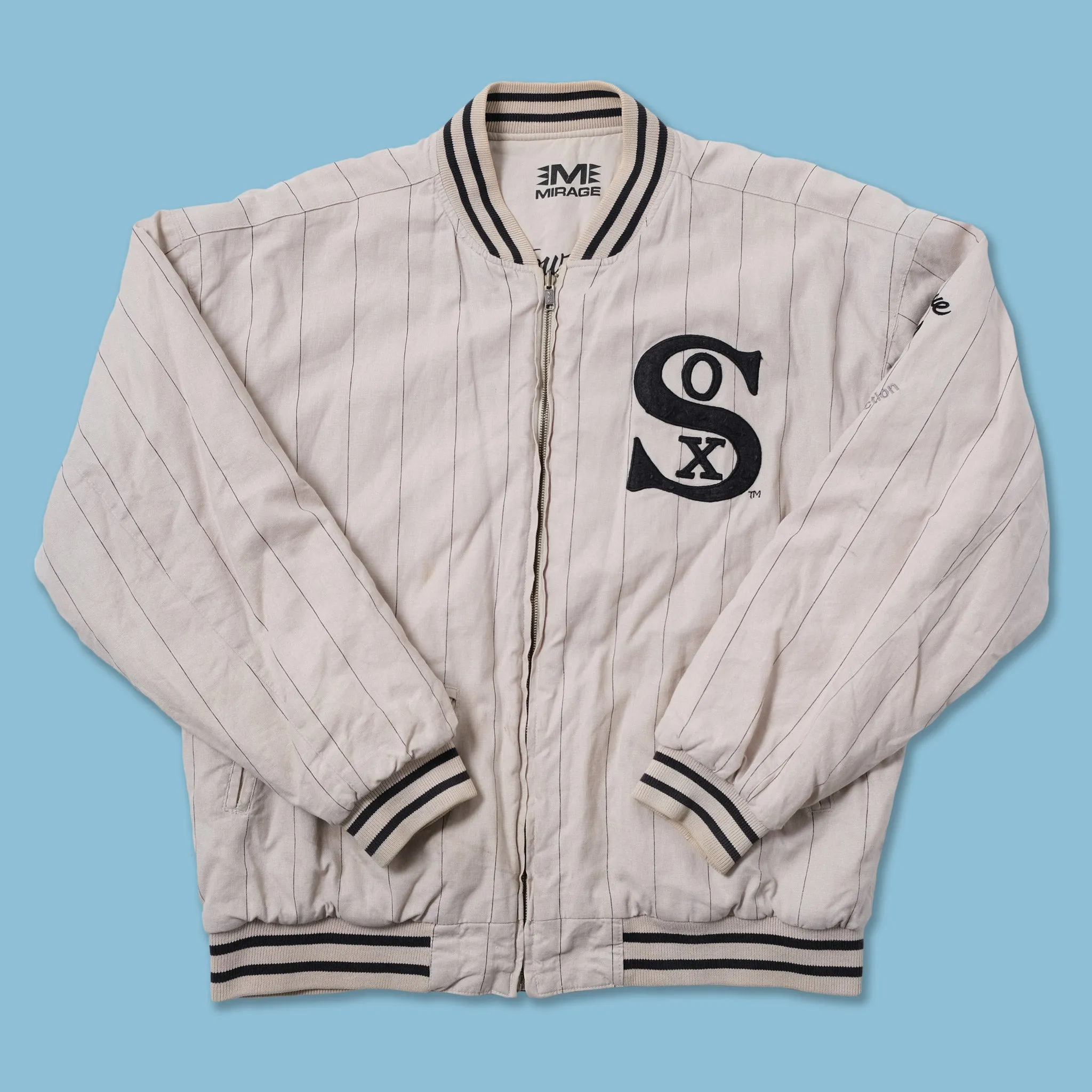 Vintage Chicago White Sox Bomber Jacket Large