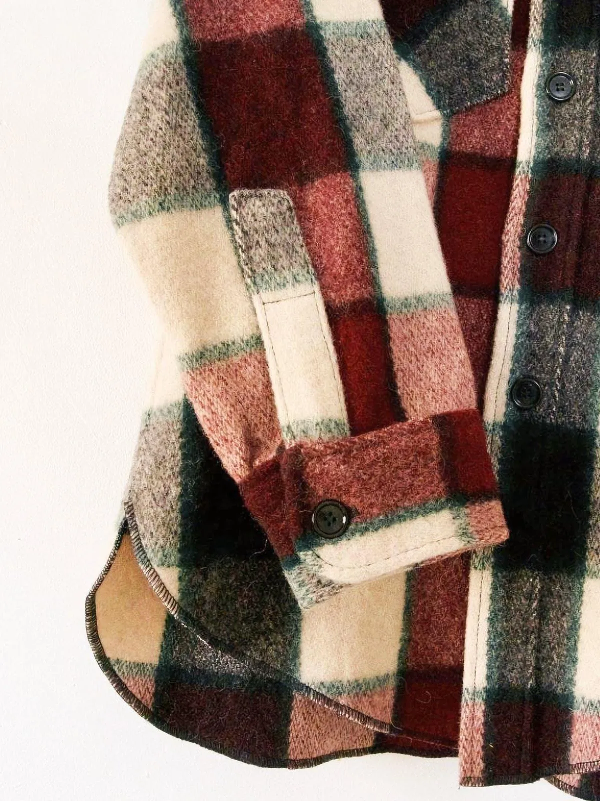 Vintage Woolrich Plaid Shirt Jacket