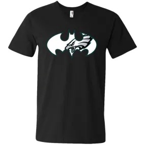 We Are The Philadelphia Eagles Batman Nfl Mashup Men V-Neck T-Shirt