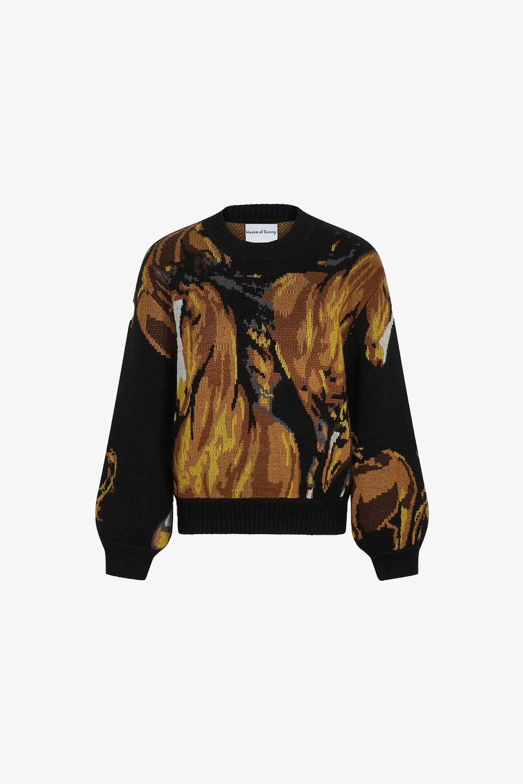 Wild Horses Landscape Sweater