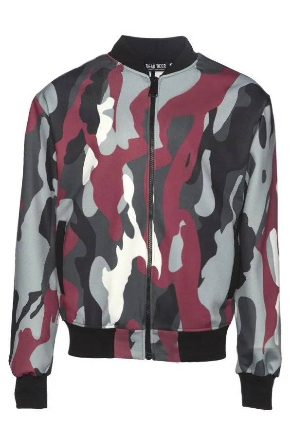 Wilt Men's Camo Print Bomber Jacket