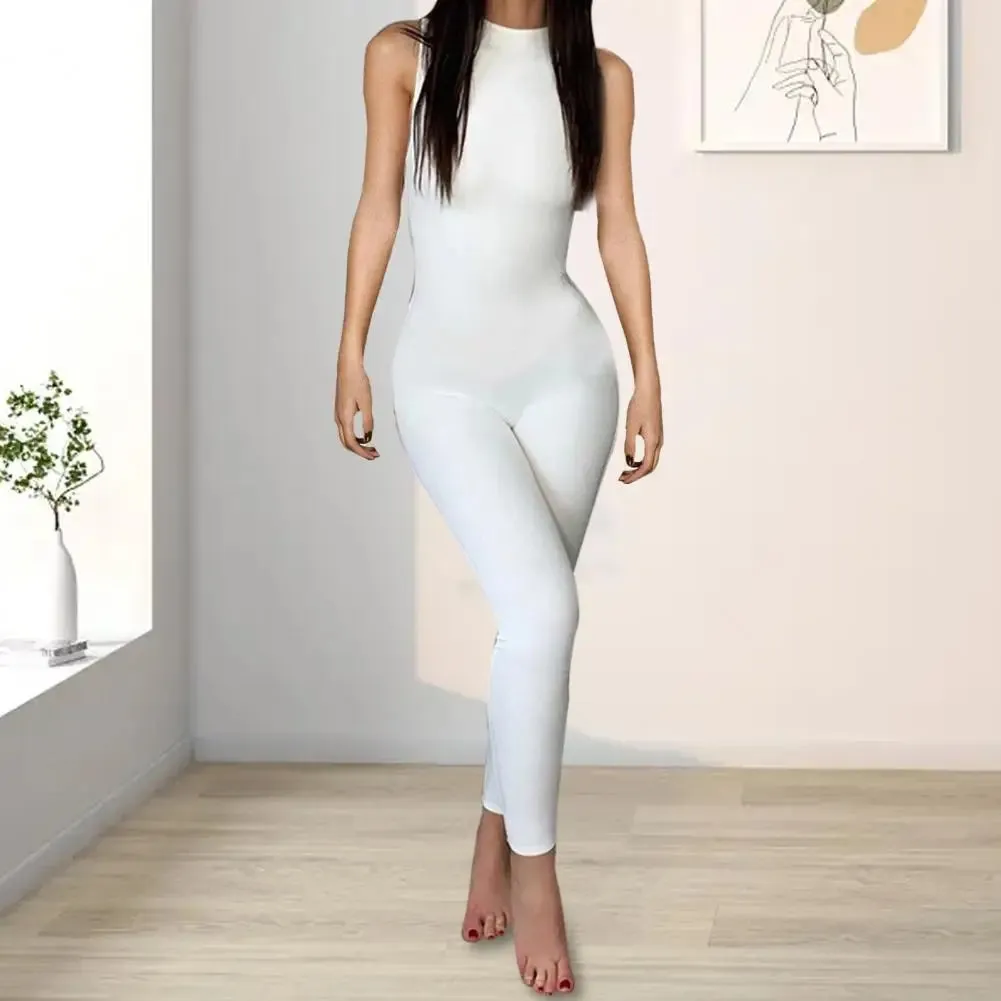 Women Jumpsuit High Waist Sports Jumpsuit Elastic Butt-lifted Compression Jumpsuit for Women High Waist Yoga Gym Outfit Summer