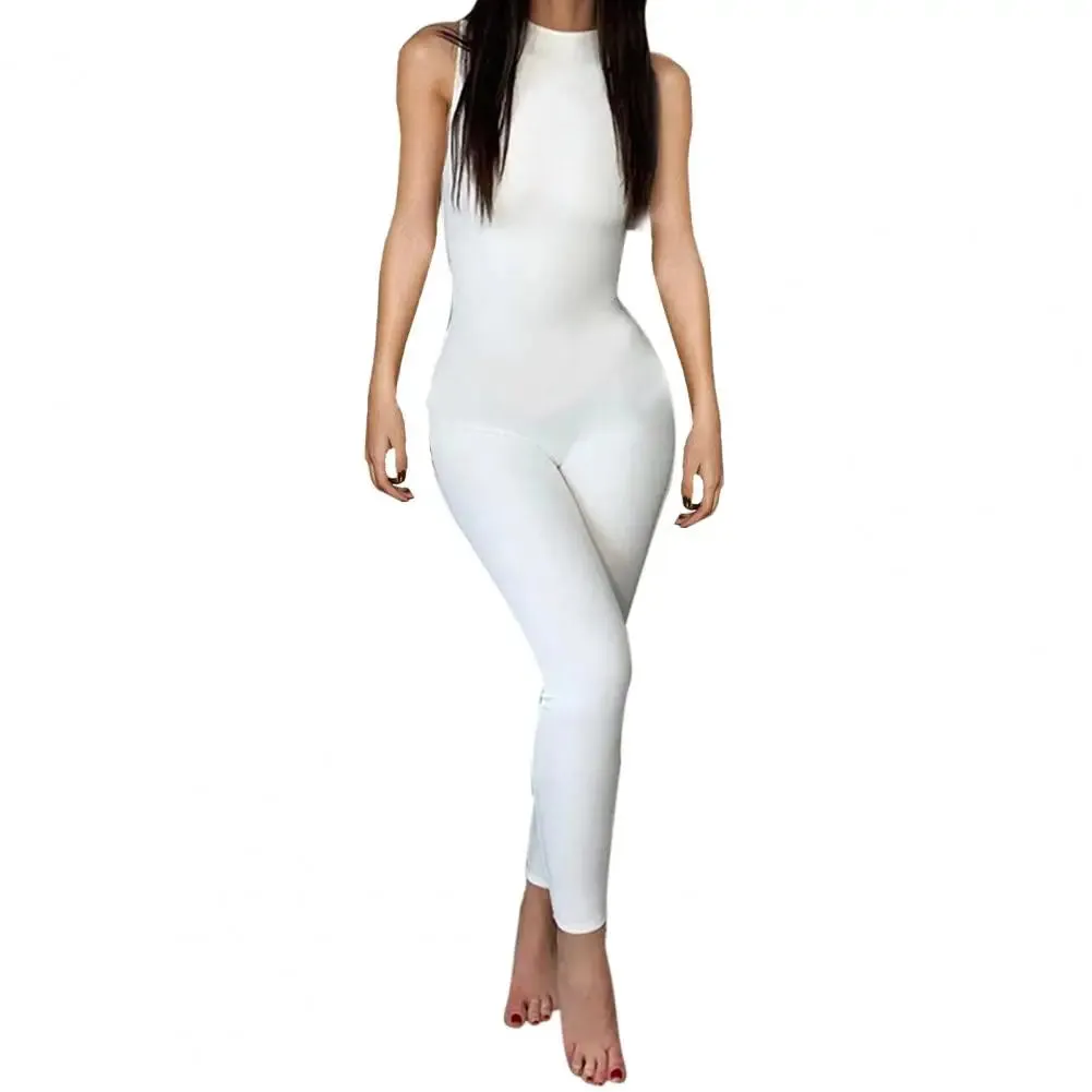 Women Jumpsuit High Waist Sports Jumpsuit Elastic Butt-lifted Compression Jumpsuit for Women High Waist Yoga Gym Outfit Summer