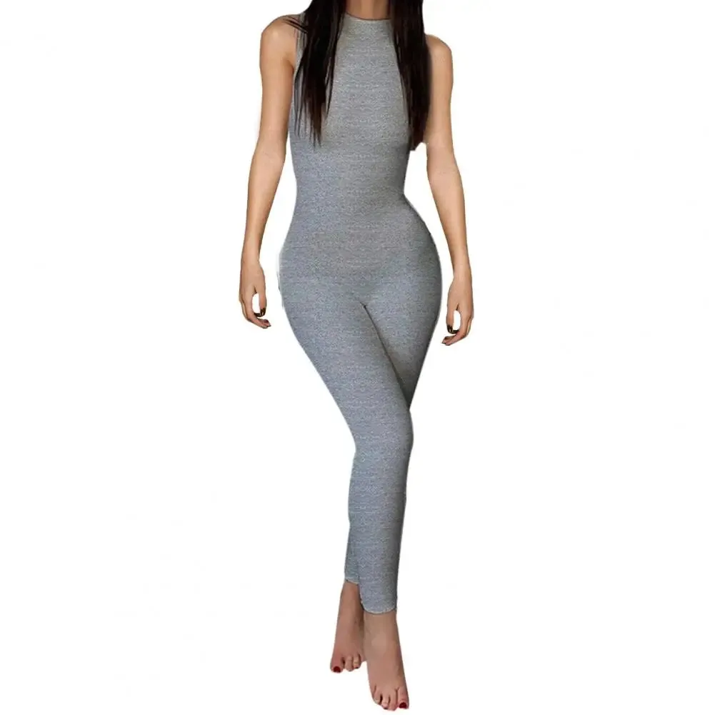 Women Jumpsuit High Waist Sports Jumpsuit Elastic Butt-lifted Compression Jumpsuit for Women High Waist Yoga Gym Outfit Summer