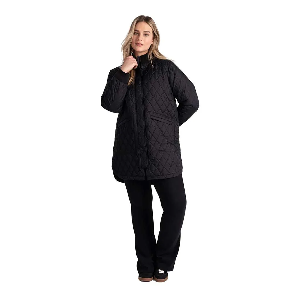 Women's 3/4 Bomber Jacket - Black