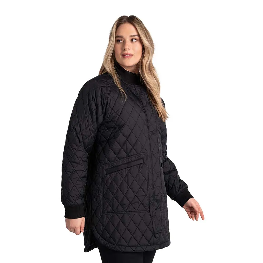 Women's 3/4 Bomber Jacket - Black