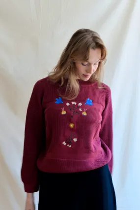 x Sarah Neuendorf collab MOA jumper wine